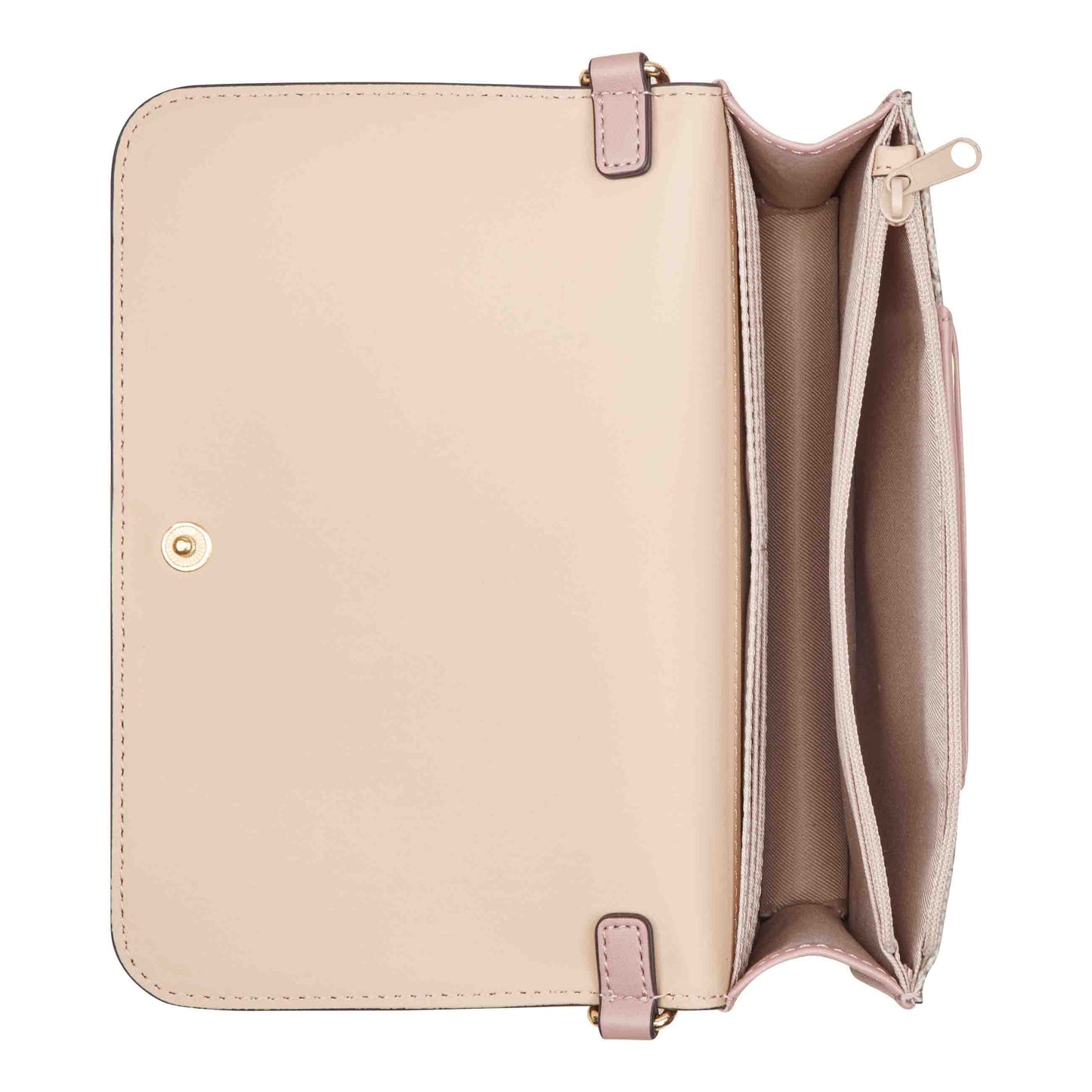 Cartera Wallet Lockup Crema/Nude