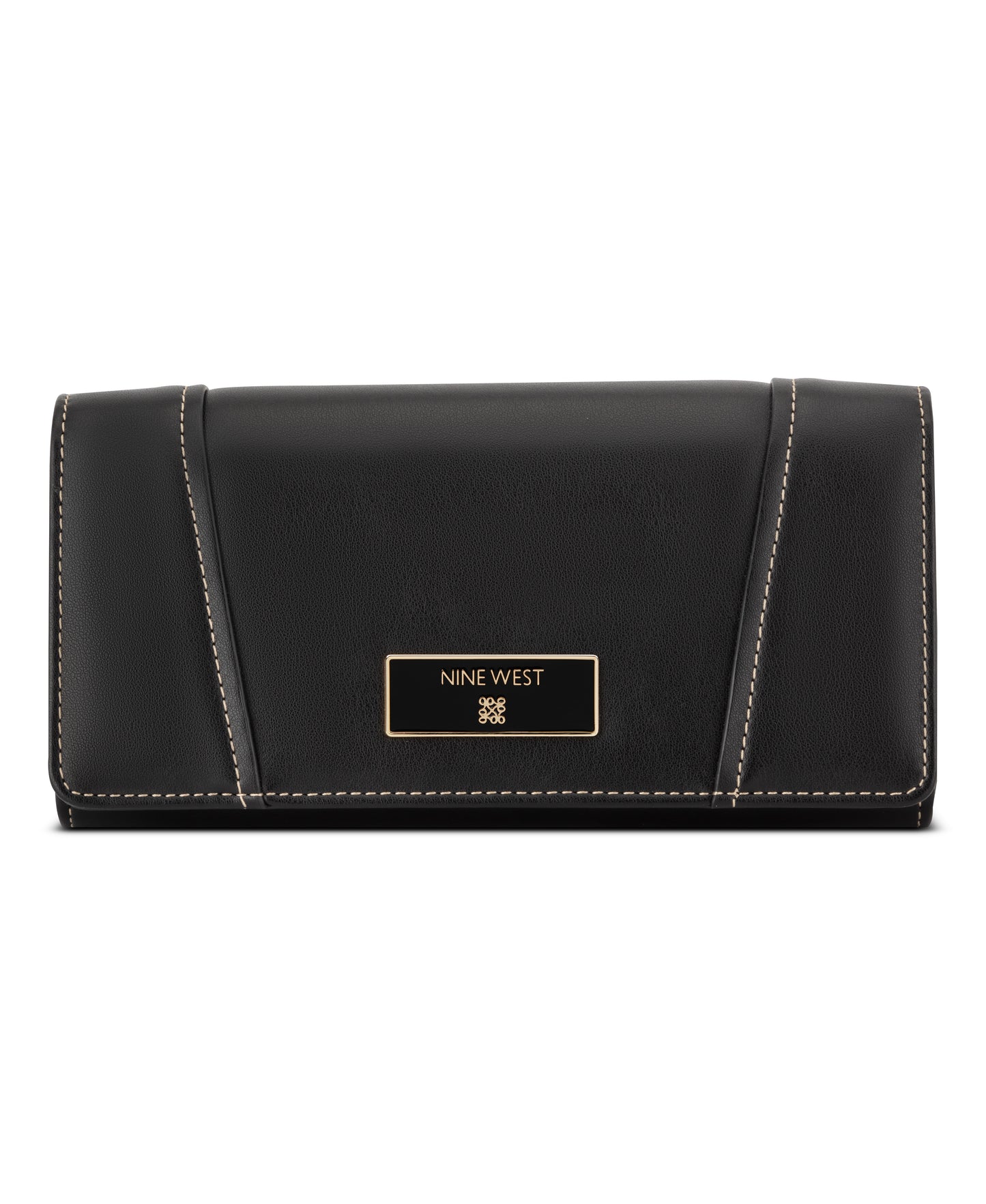 Cartera Nine West Fleura Slg Phone Clutch Wallet-Black