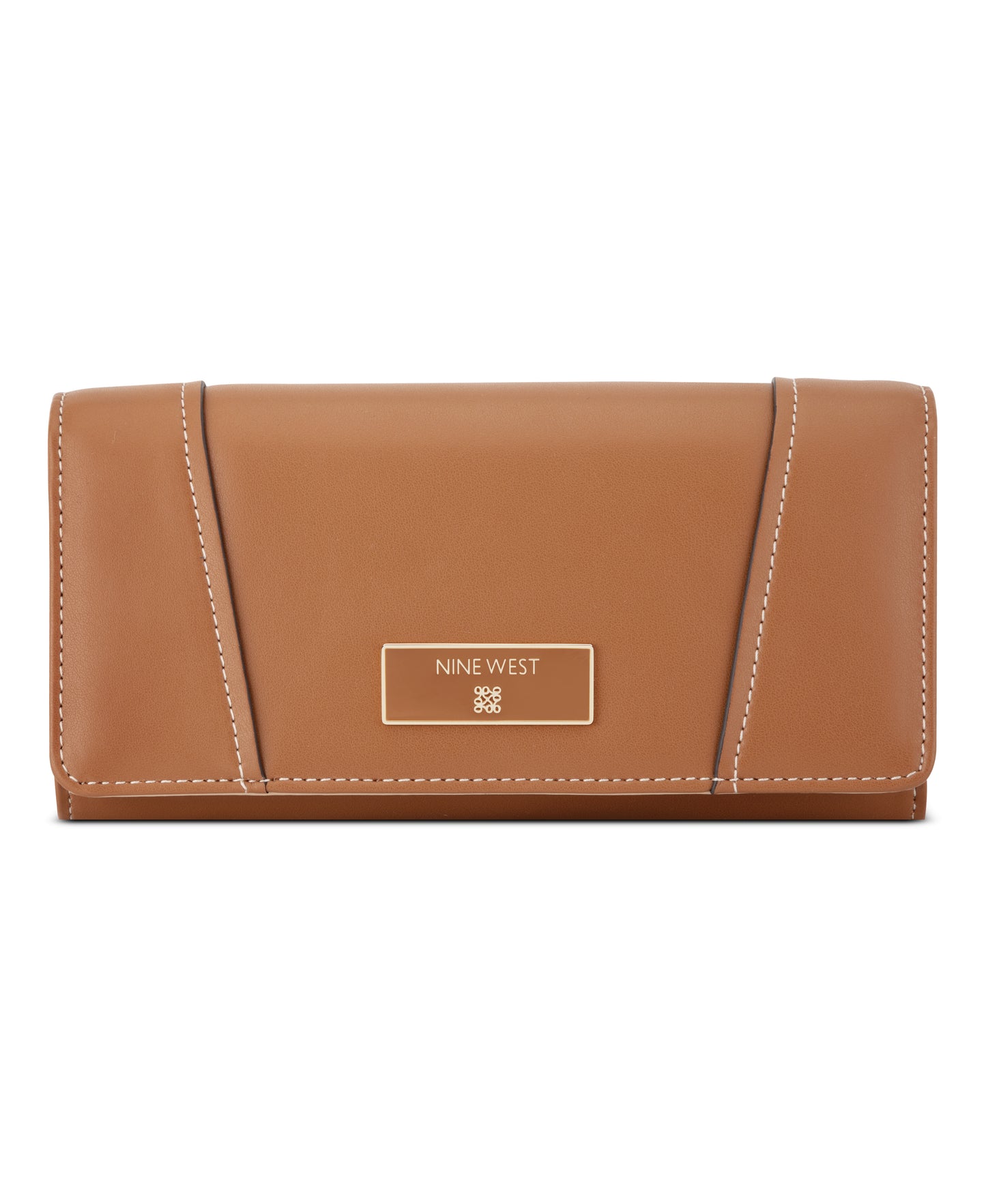 Cartera Nine West Fleura Slg Phone Clutch Wallet-Brandy