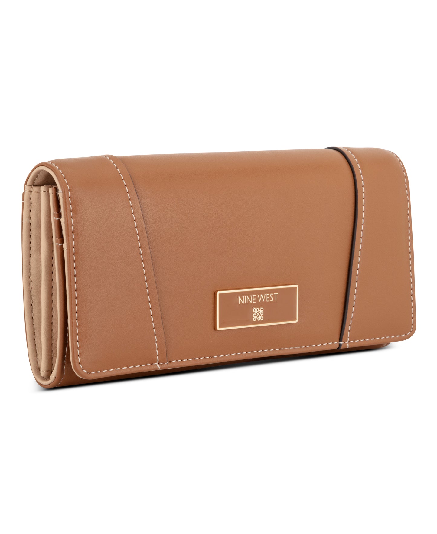 Cartera Nine West Fleura Slg Phone Clutch Wallet-Brandy