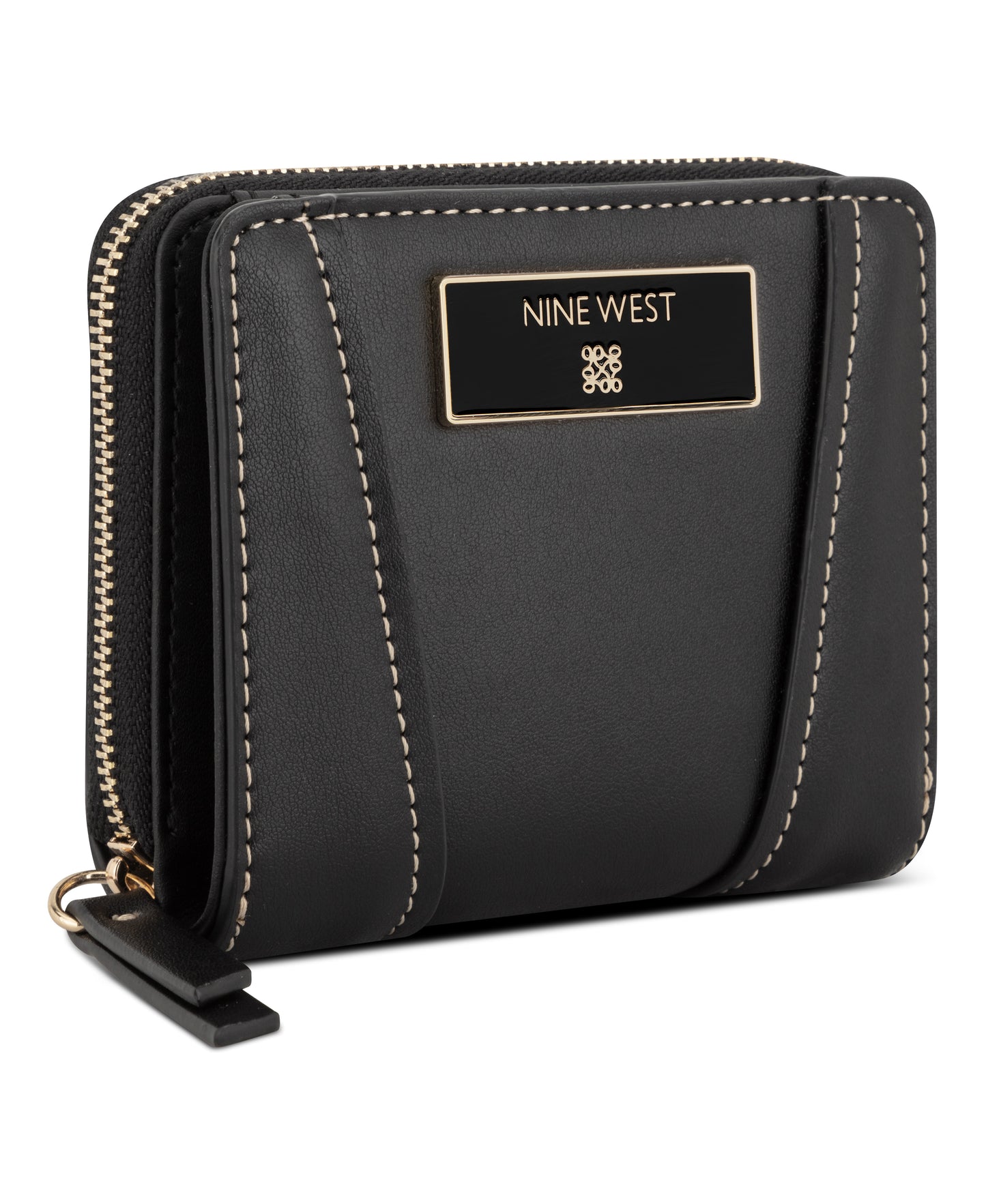 Cartera Nine West Fleura Slg Small Zip Around-Black