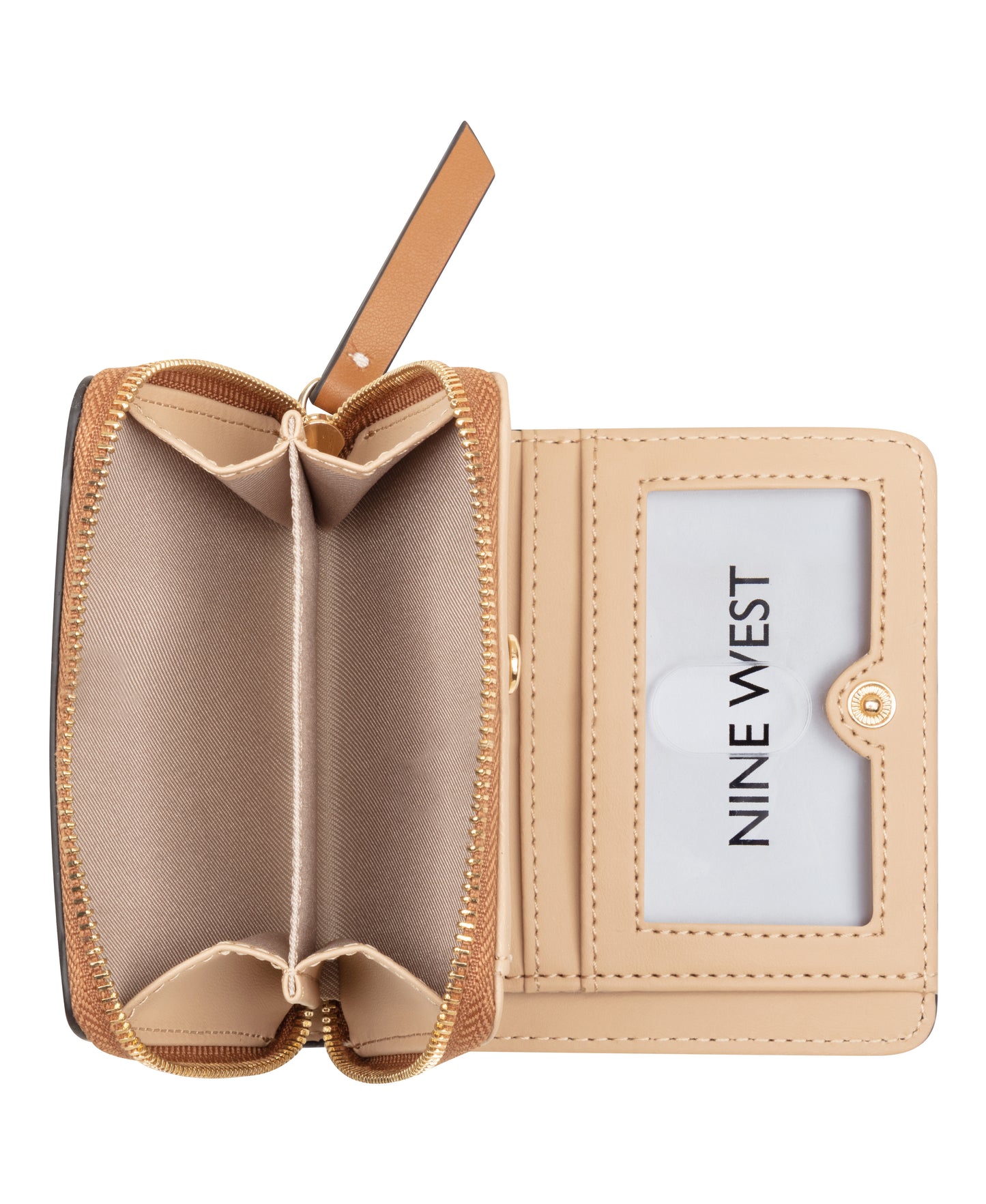 Cartera Nine West Fleura Slg Small Zip Around-Brandy