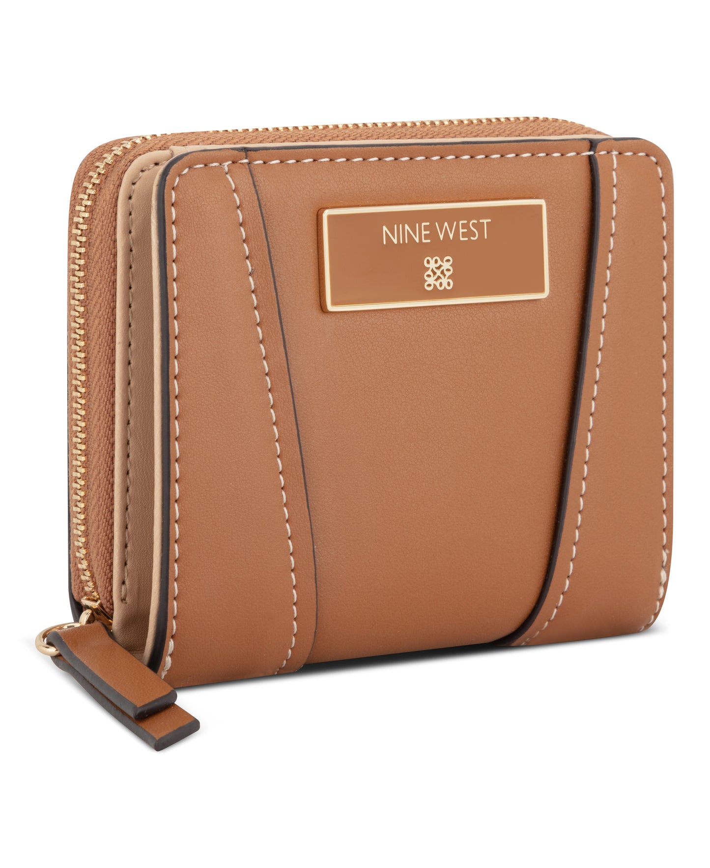 Cartera Nine West Fleura Slg Small Zip Around-Brandy