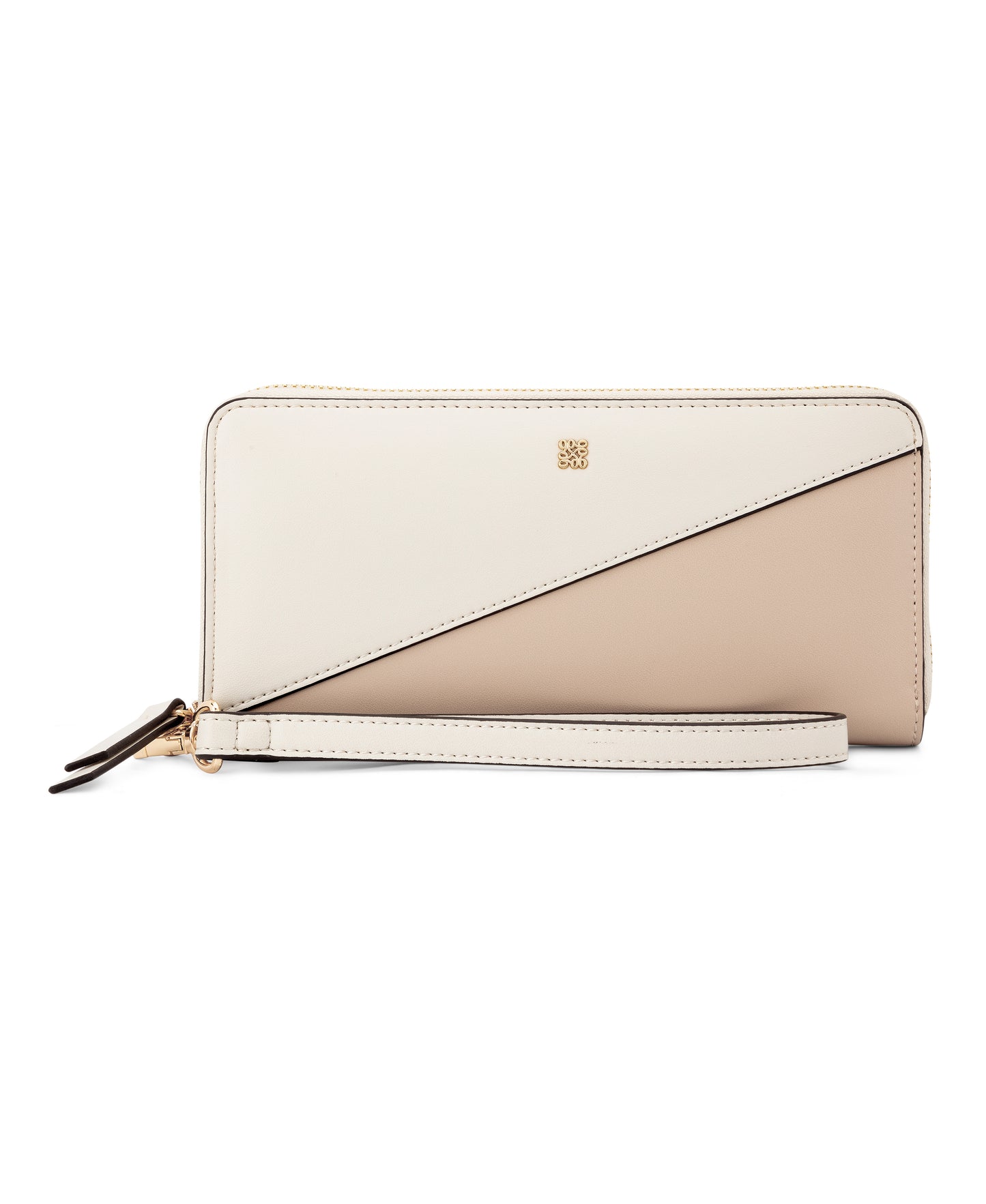 Cartera Nine West Elowyn Slg Zip Arnd Wrstlt Wlt-Fawn/Milk