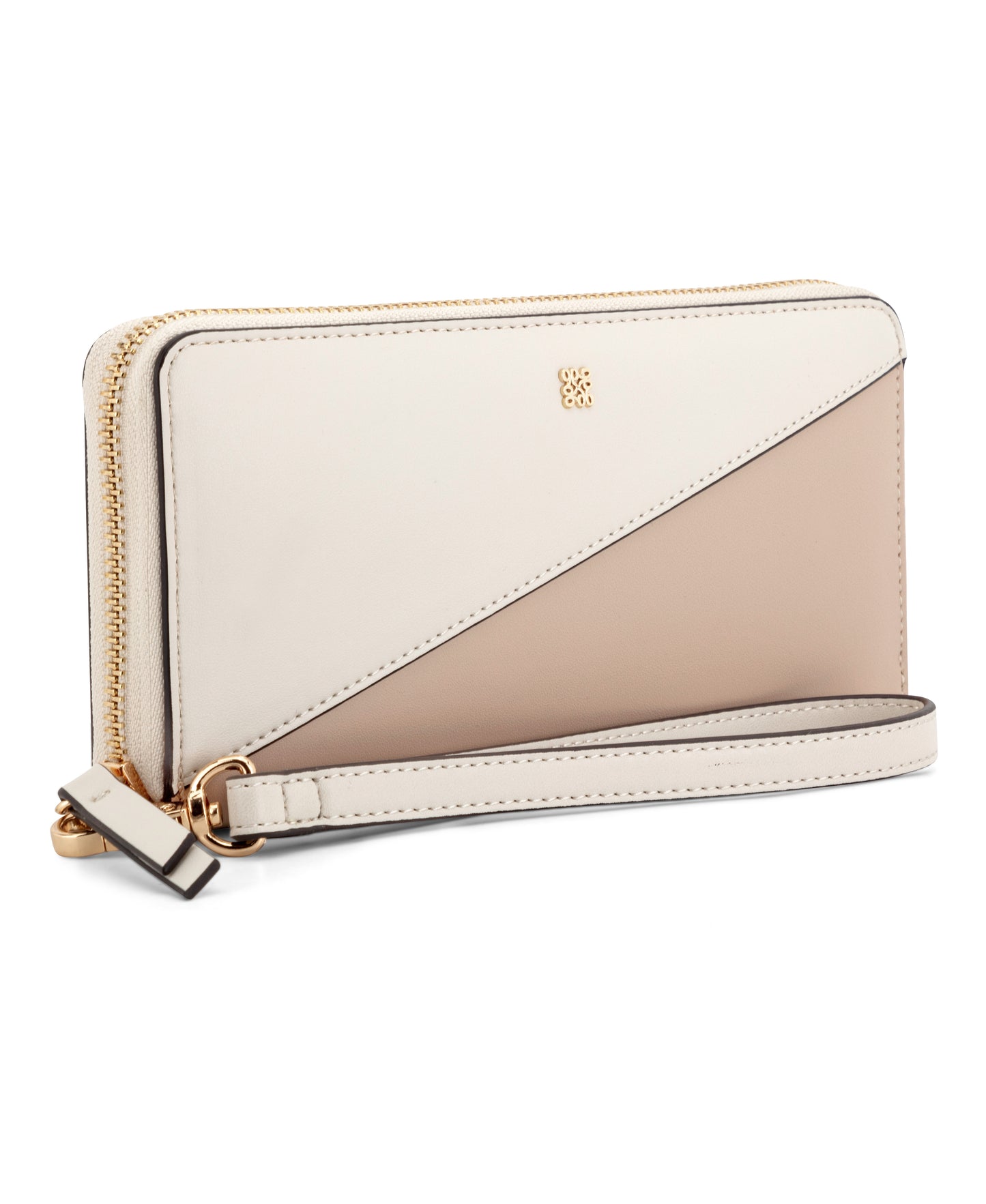 Cartera Nine West Elowyn Slg Zip Arnd Wrstlt Wlt-Fawn/Milk