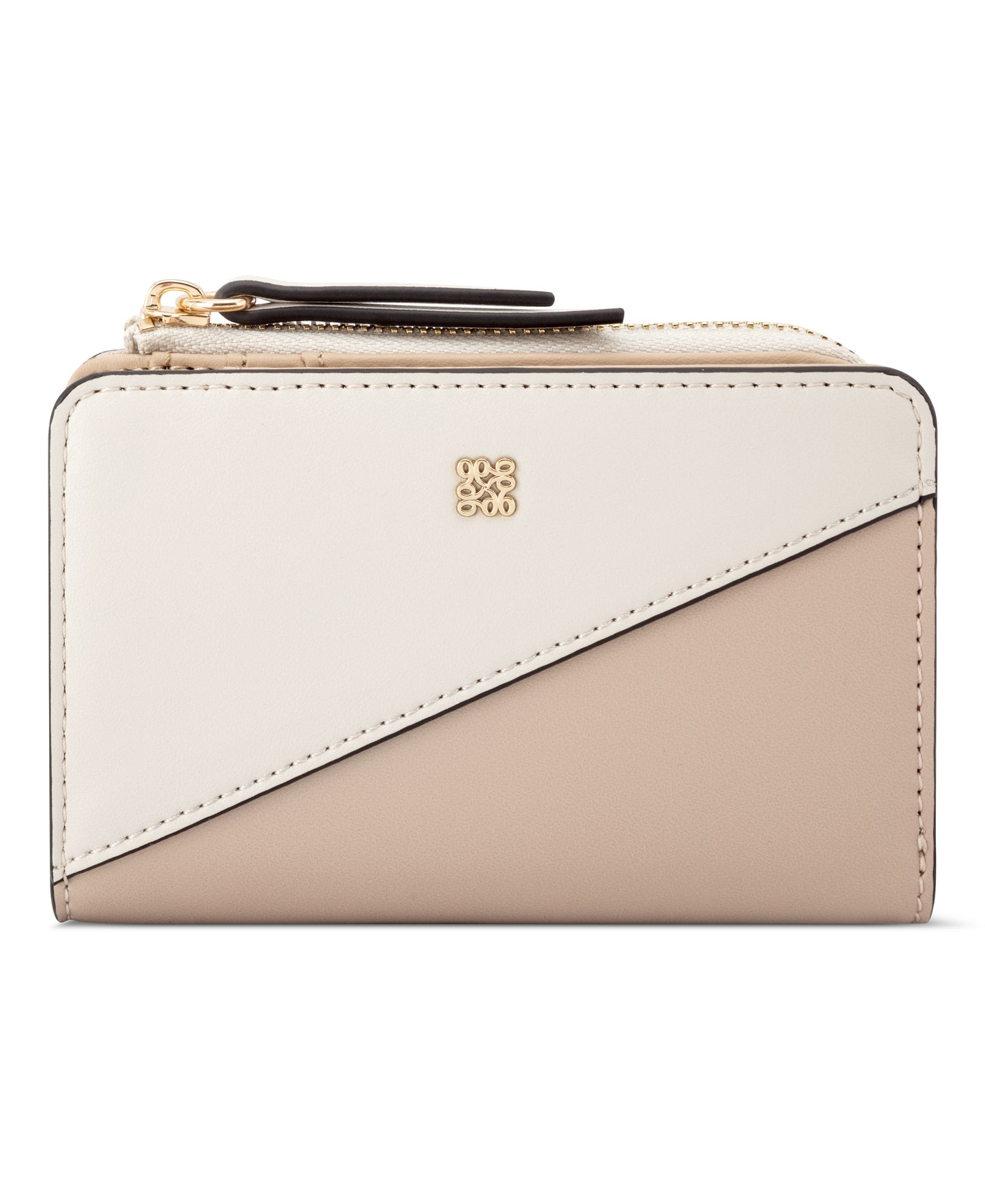 Cartera Nine West Elowyn Slg Zip Arnd Card Case-Fawn/Milk