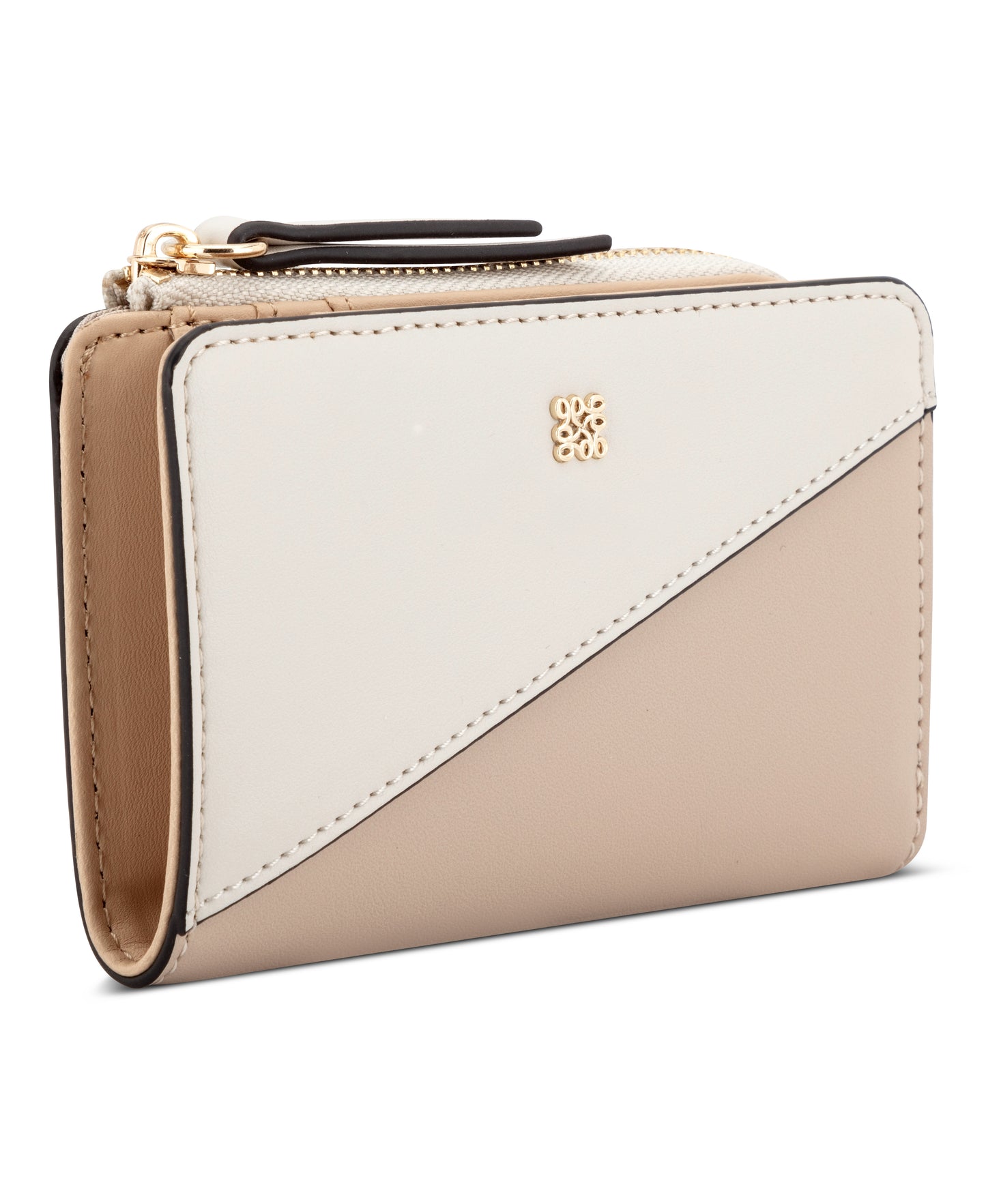 Cartera Nine West Elowyn Slg Zip Arnd Card Case-Fawn/Milk