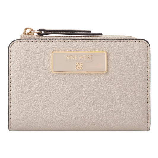 Billetera Zip Around Mary Gris