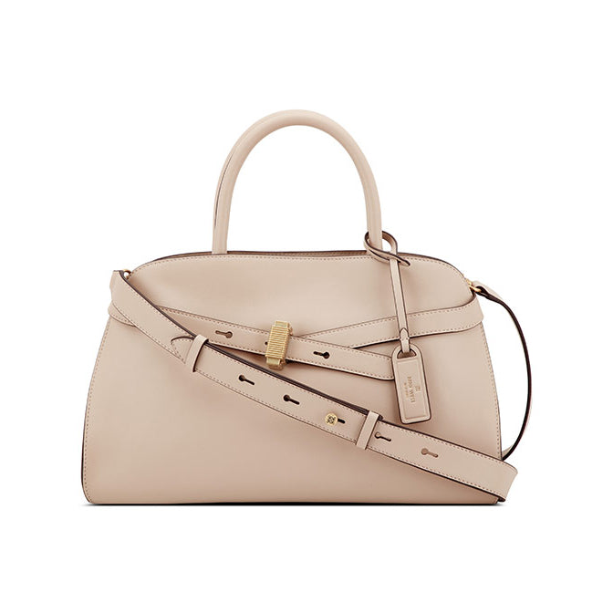 Cartera Crossbody Arpana Crema- 100% Cuero
