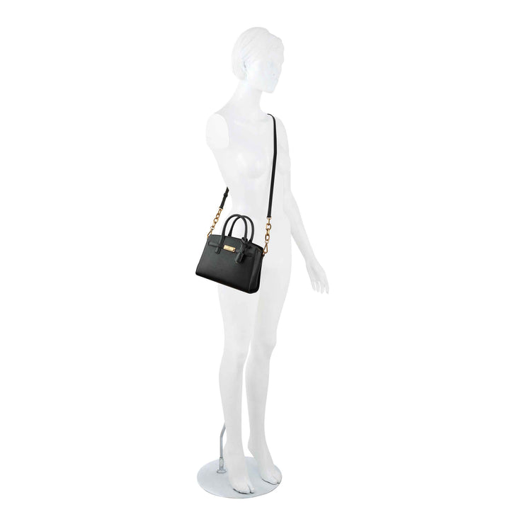 Dax Mini Jetset Satchel Black
