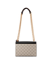 Thatcher Mini Convertible Flap Beige Logo Black