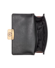 Thatcher Mini Convertible Flap Beige Logo Black