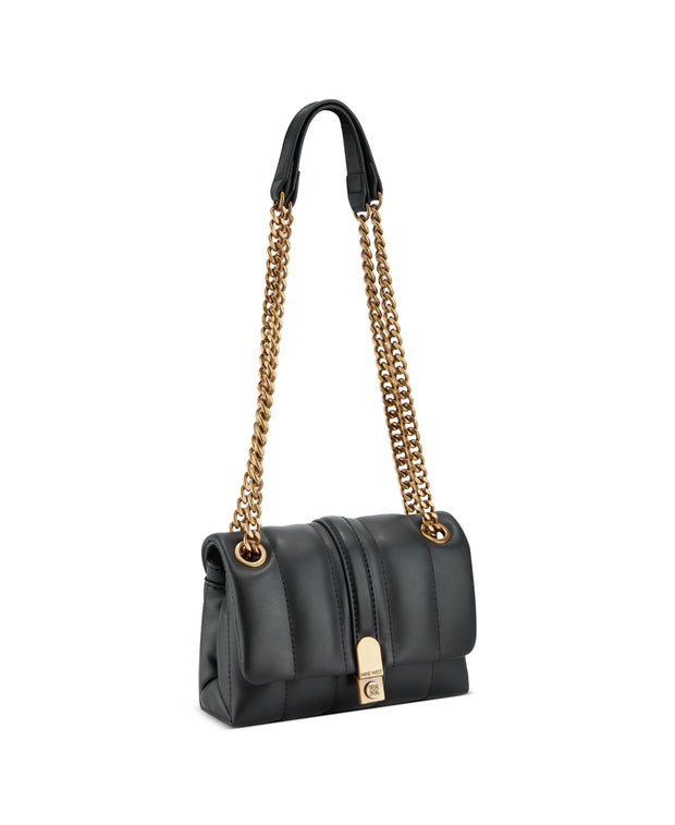 Evadne Mini Cnvrtbl Xbody Flap Black