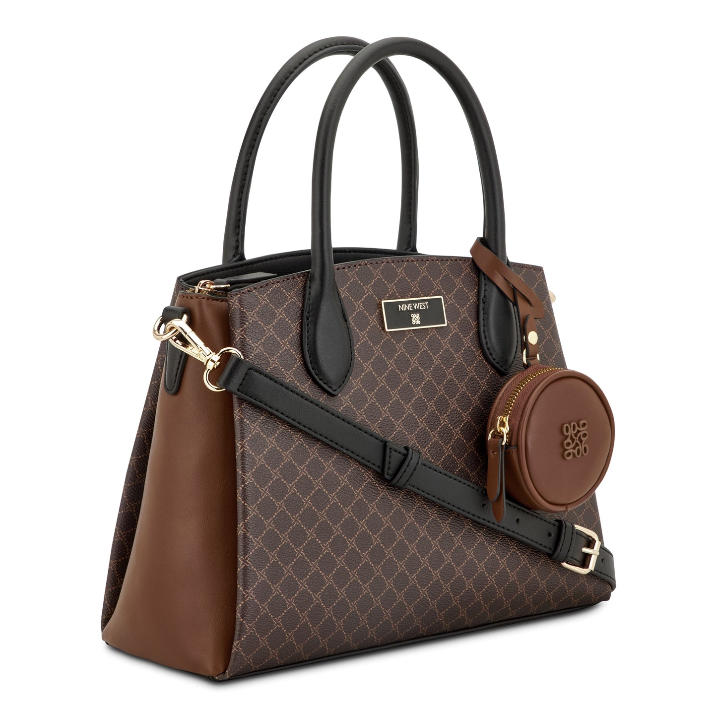 Cartera Satchel Mary3 Marron