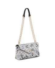Angelina Convertible Xbdy Flap Navy Floral Logo