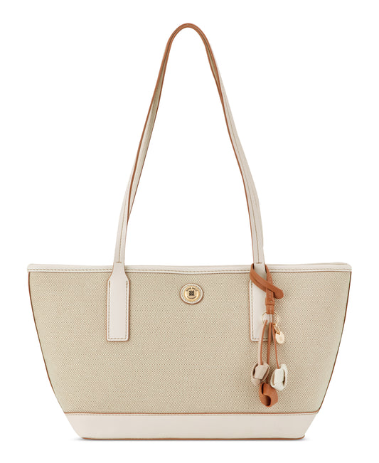 Cartera Nine West Talley Shopper-Natural/Cream