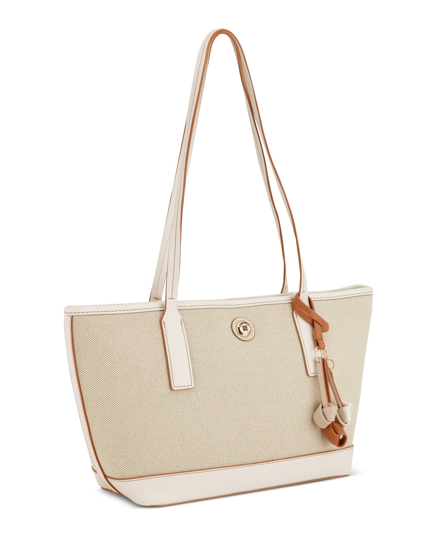 Cartera Nine West Talley Shopper-Natural/Cream