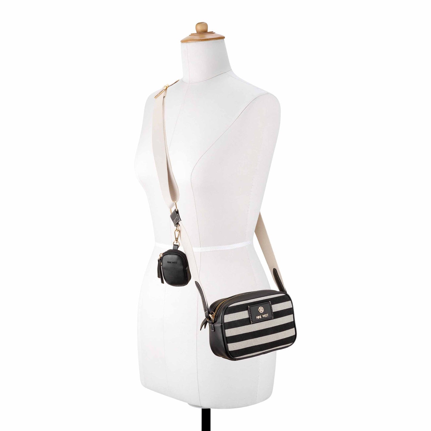 Cartera  Crossbody Cosima Camel/Negro