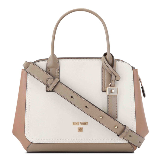 Cartera Satchel Morden Blanco