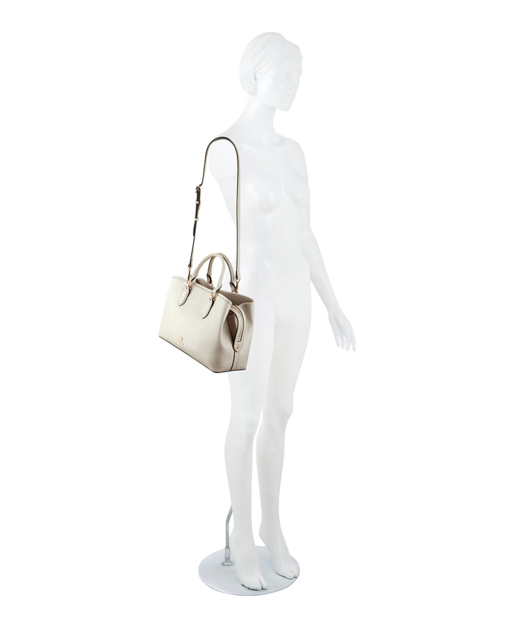 Saoirse Jet Set Satchel Cement