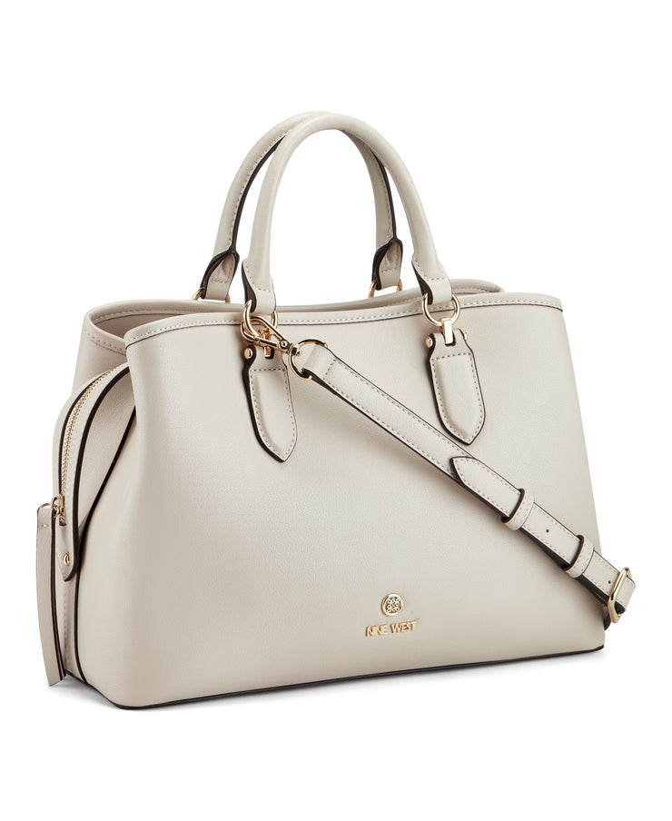 Saoirse Jet Set Satchel Cement