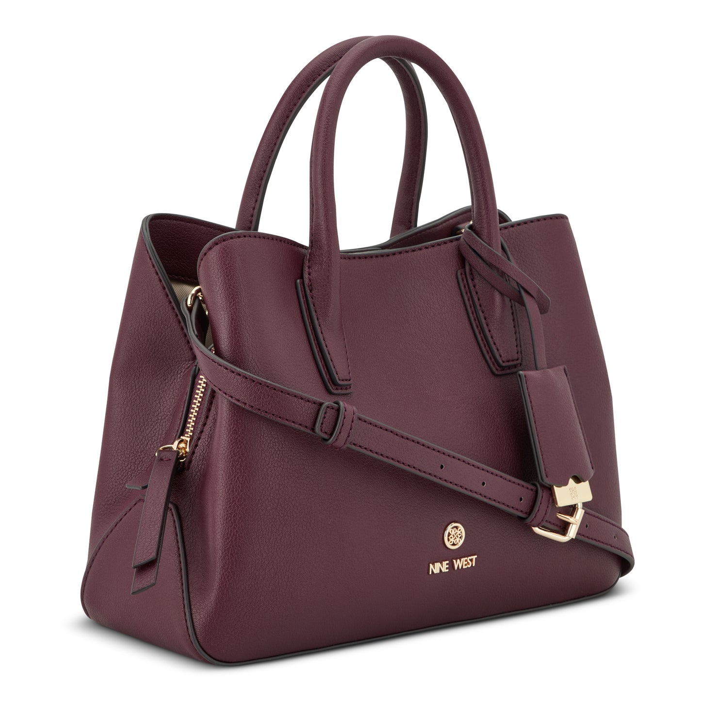 Cartera Satchel Lakelyn Vino