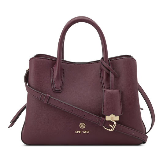 Cartera Satchel Lakelyn Vino