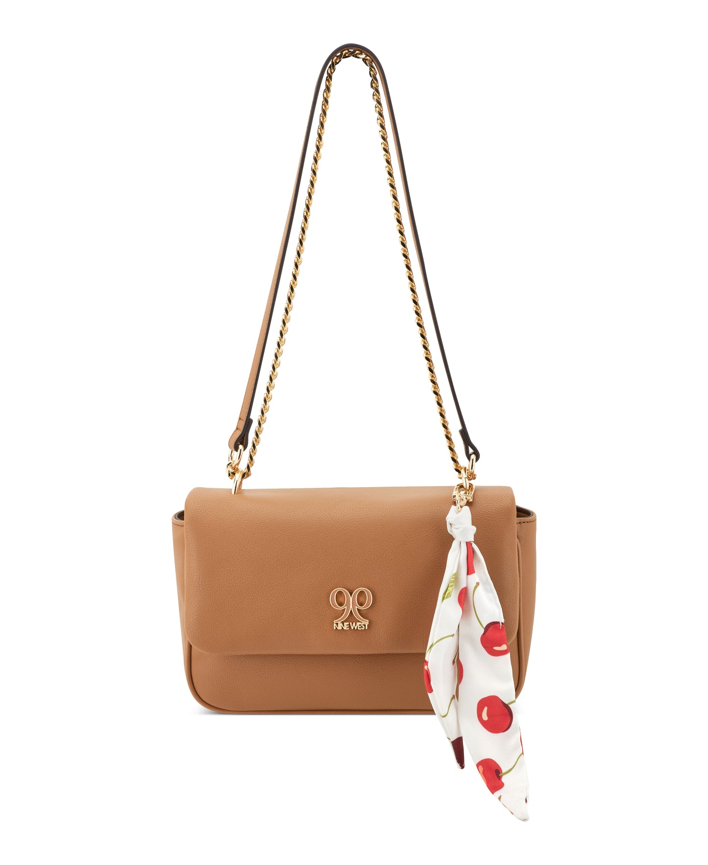 Cartera Nine West Azelie Convertible Flap-Brandy