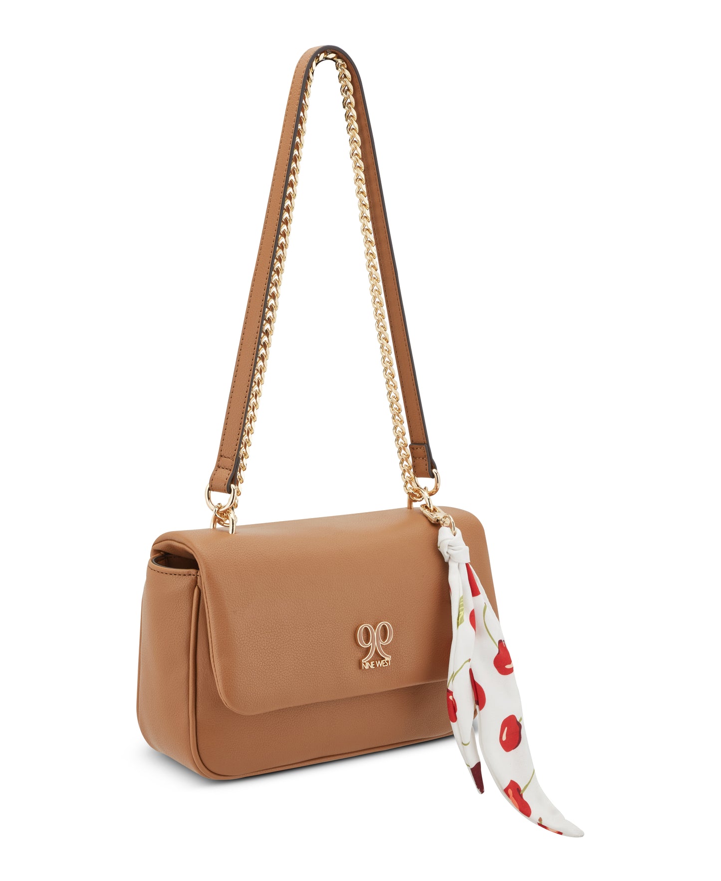 Cartera Nine West Azelie Convertible Flap-Brandy