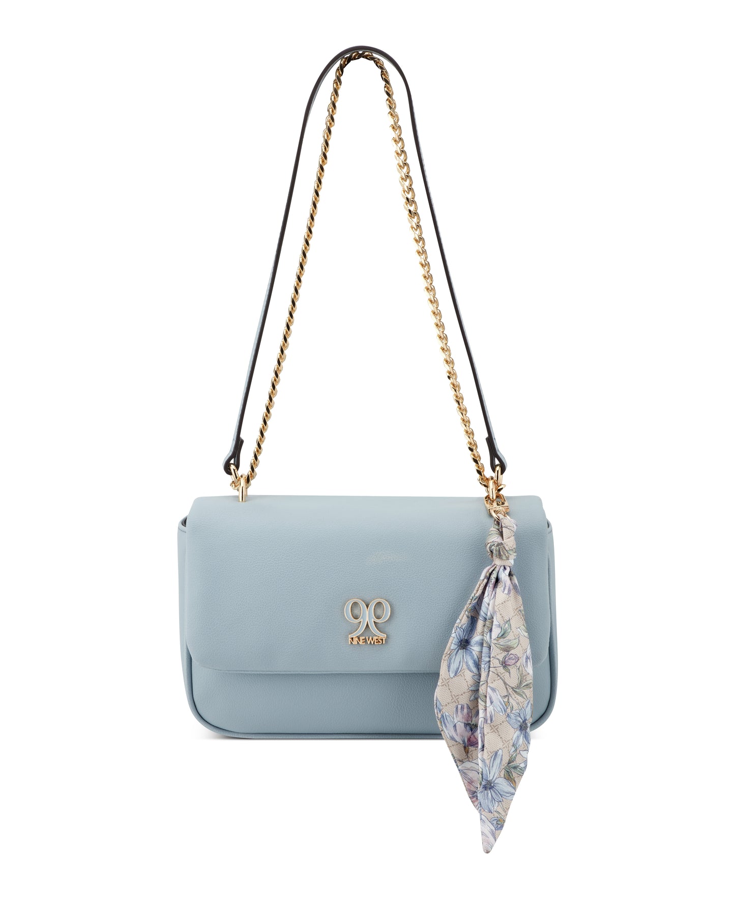 Cartera Nine West Azelie Convertible Flap-Ice Blue