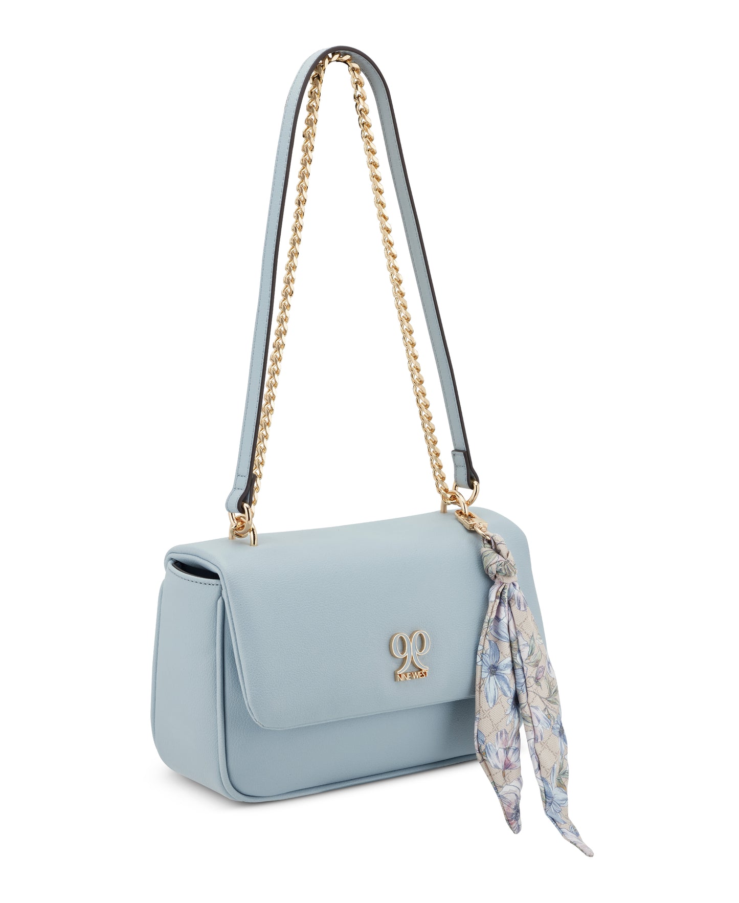 Cartera Nine West Azelie Convertible Flap-Ice Blue
