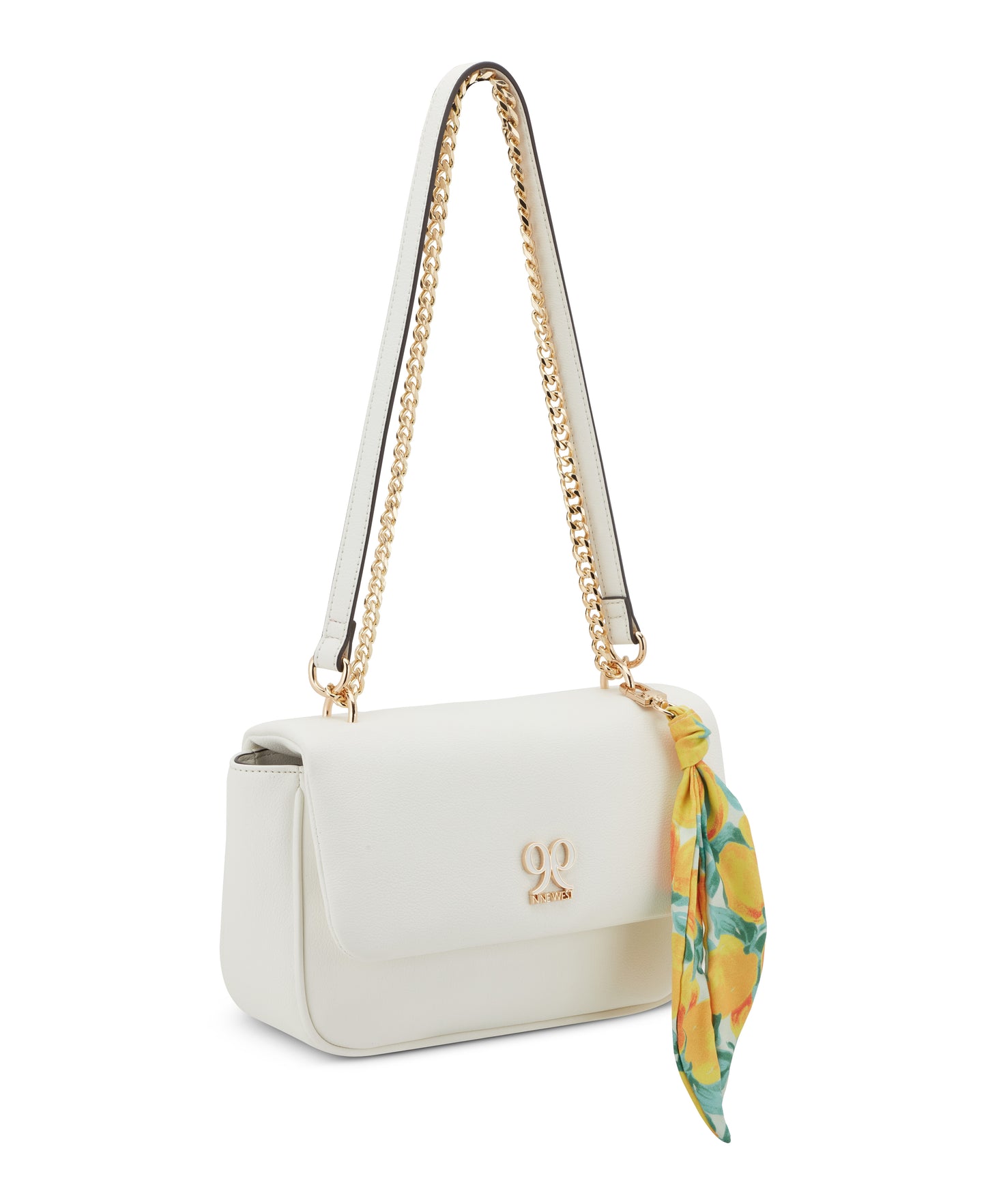 Cartera Nine West Azelie Convertible Flap-Optic White