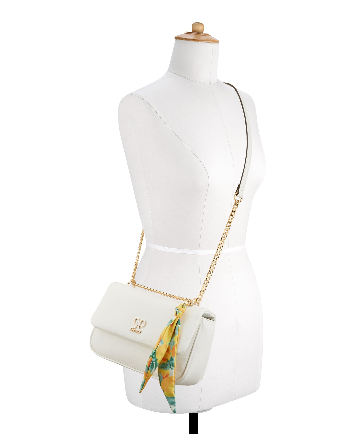 Cartera Nine West Azelie Convertible Flap-Optic White