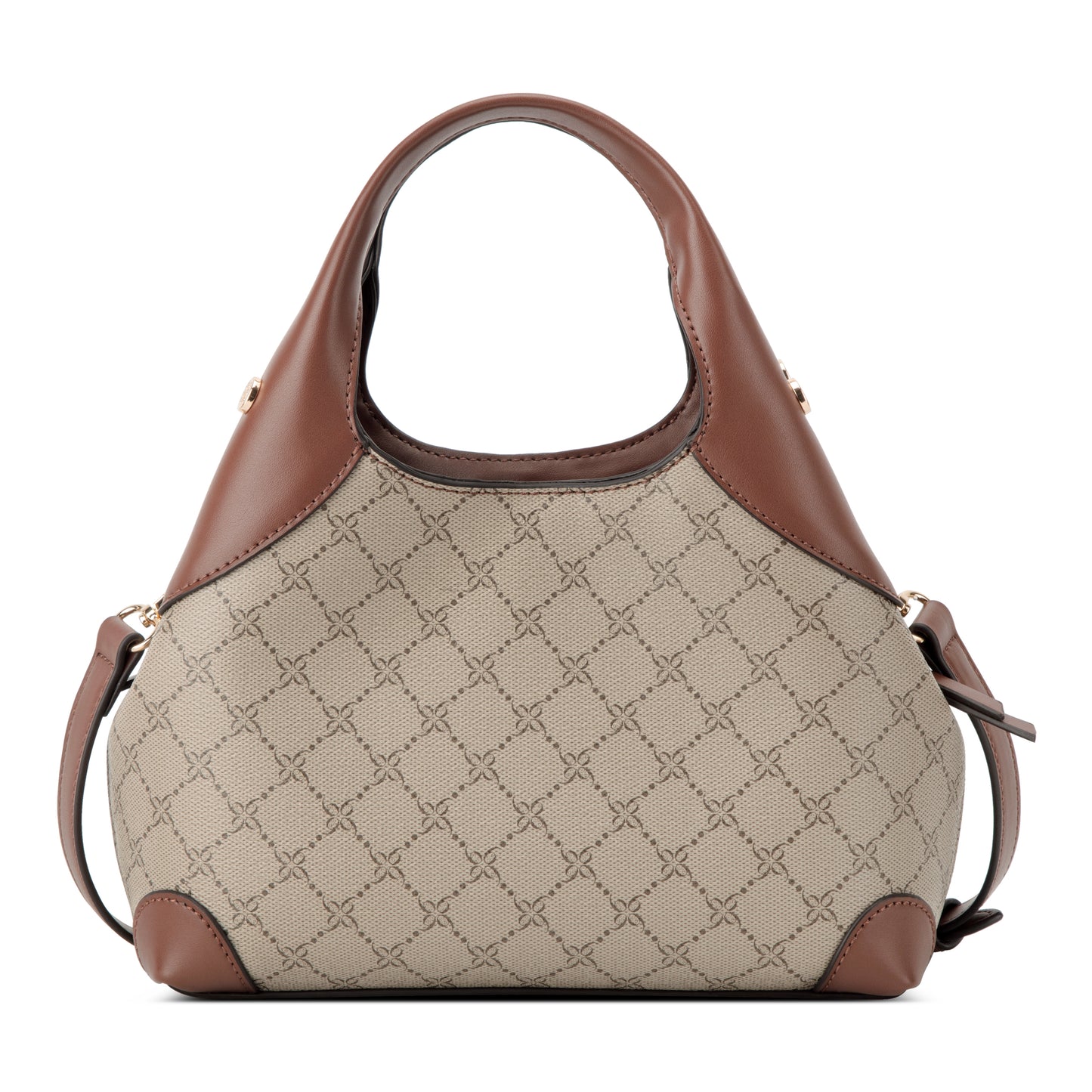 Cartera Crossbody Eamon Crema/Chocolate