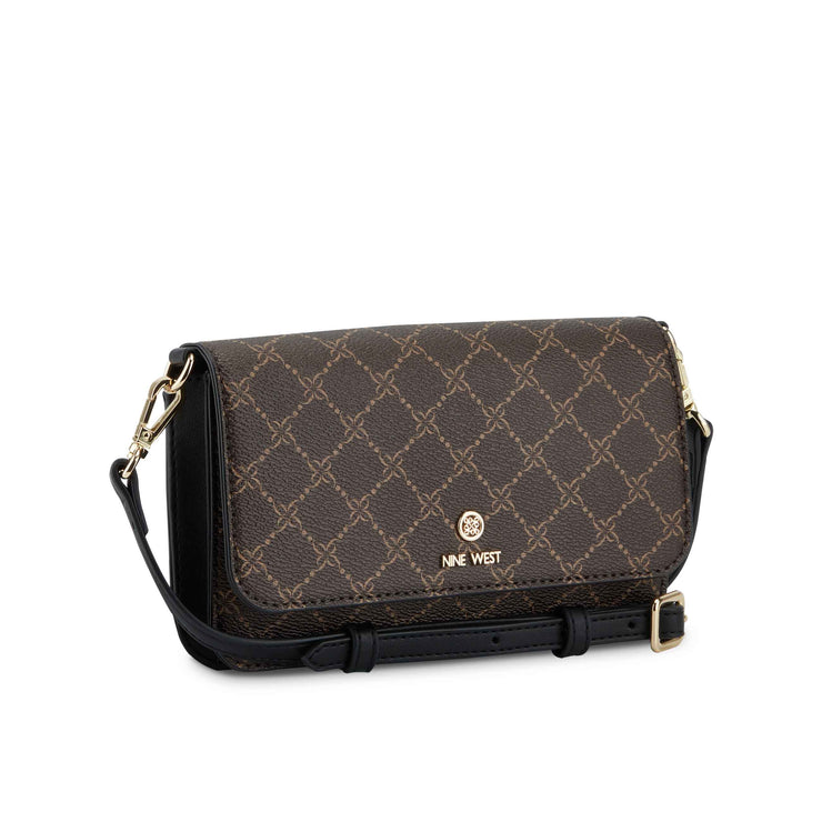 Linnette Slg Wllt On A String Brown Black