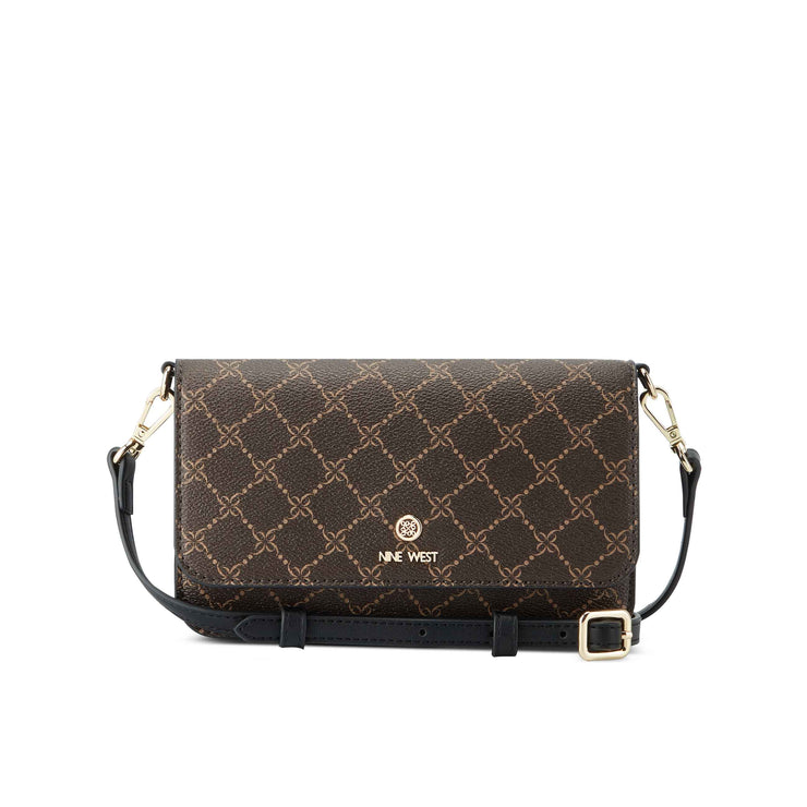 Linnette Slg Wllt On A String Brown Black