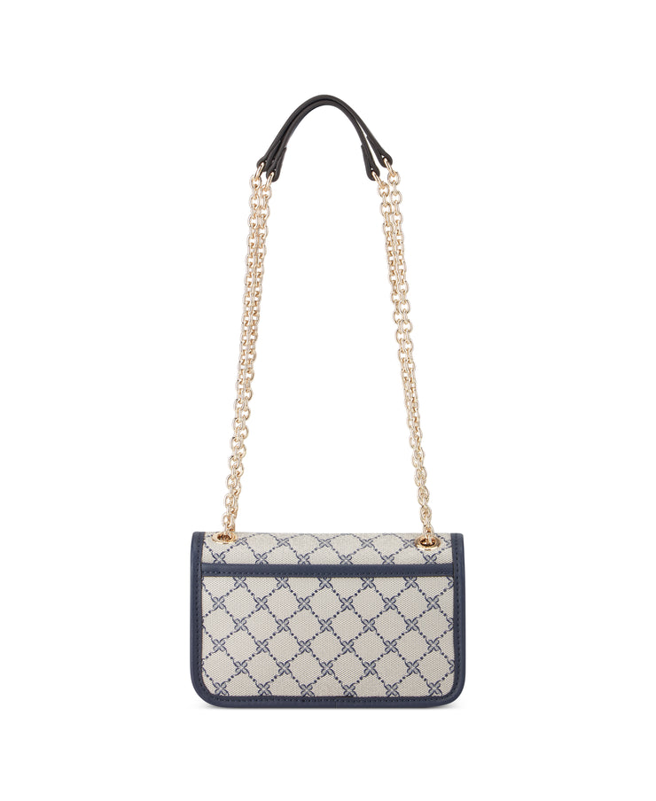 Saoirse Mini Cnvrtbl Xbdy Flap Navy Logo