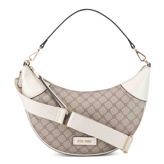 Cartera Xbody Byron Crema/Blanco