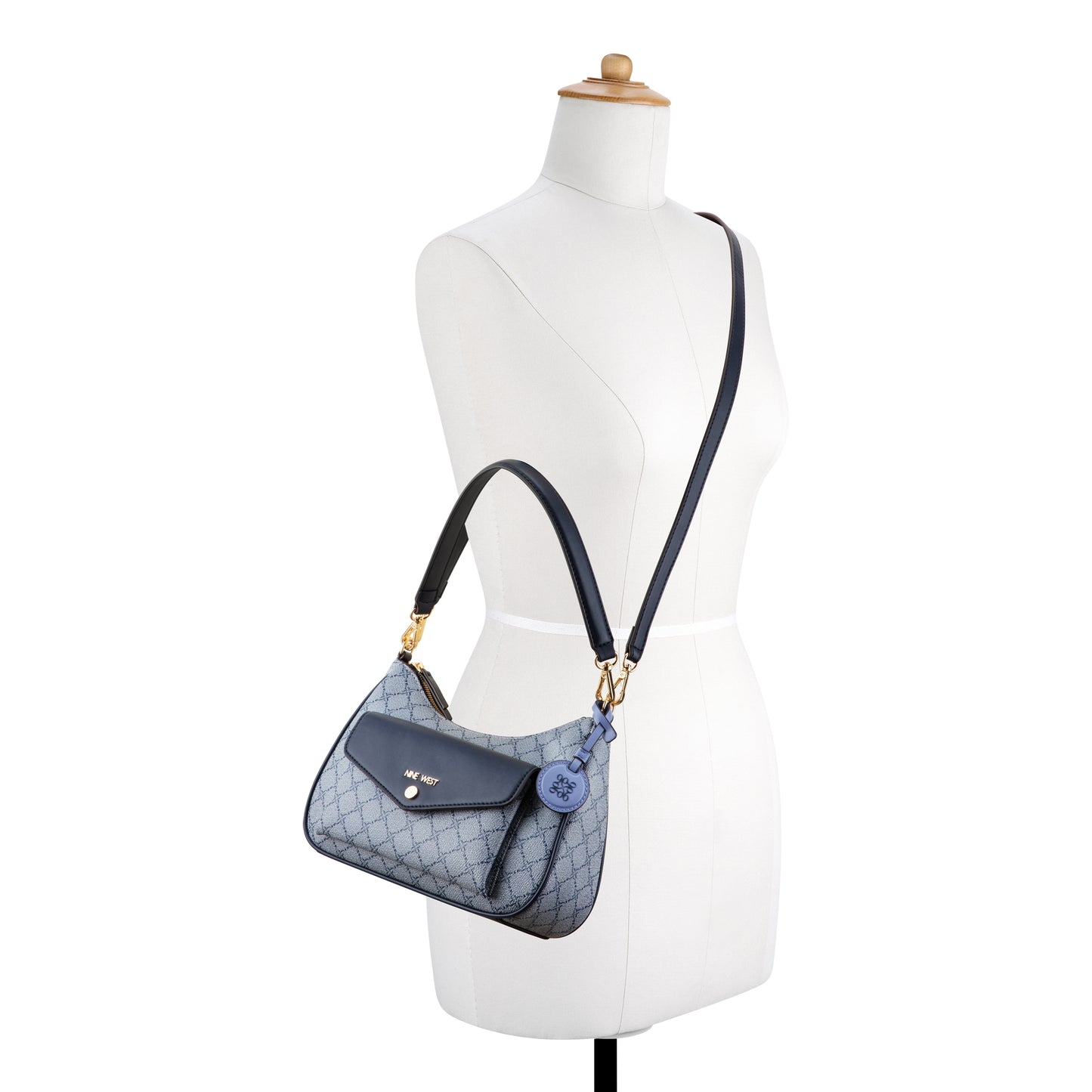 Cartera Shoulder Bag Caireann Navy
