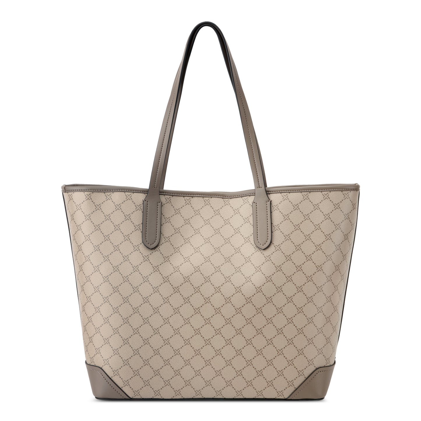 Cartera Tote Piera Crema/Gris