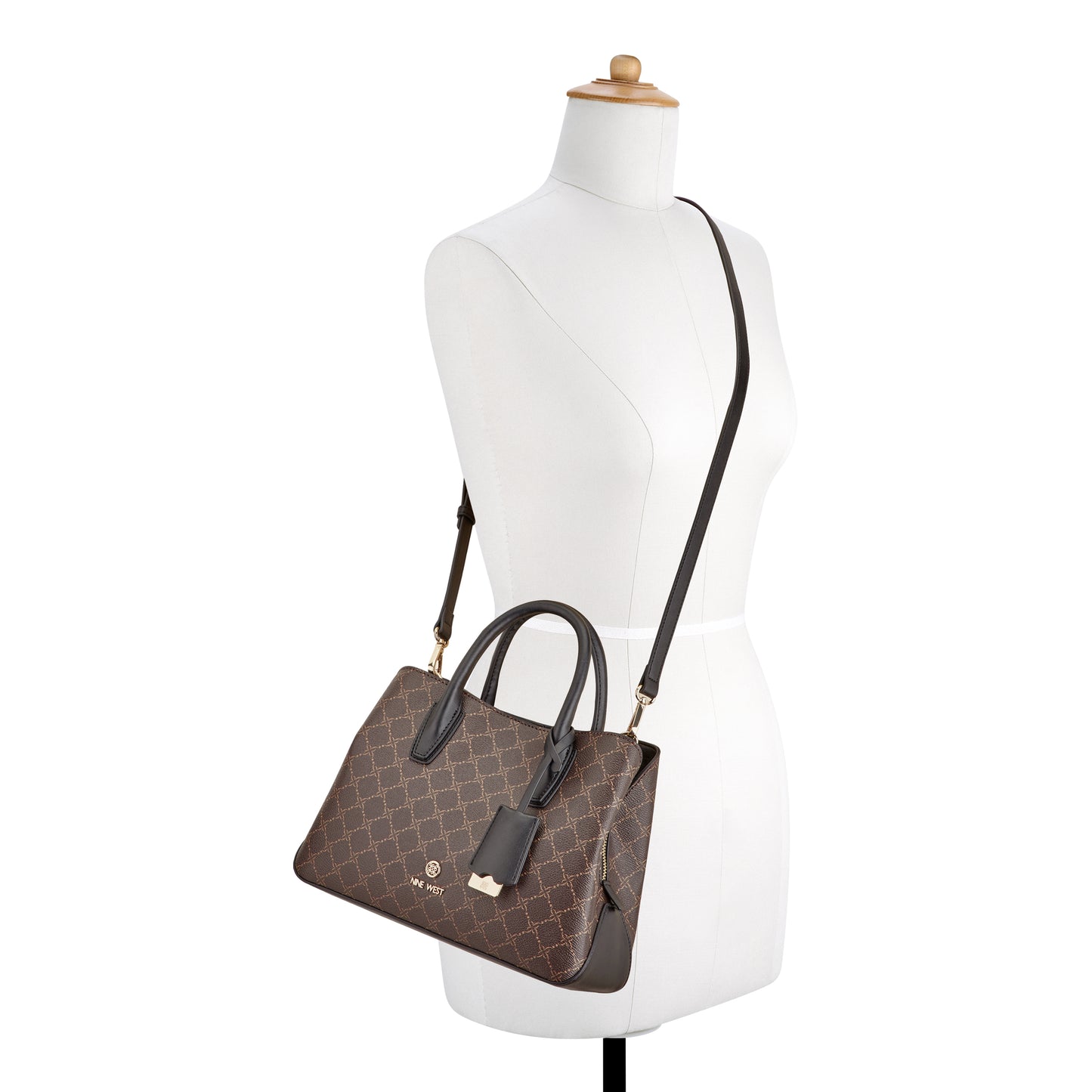 Cartera Satchel Lakelyn Marron