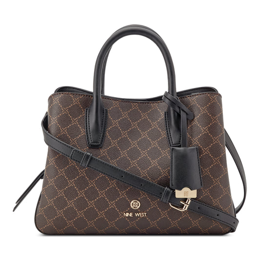 Cartera Satchel Lakelyn Marron