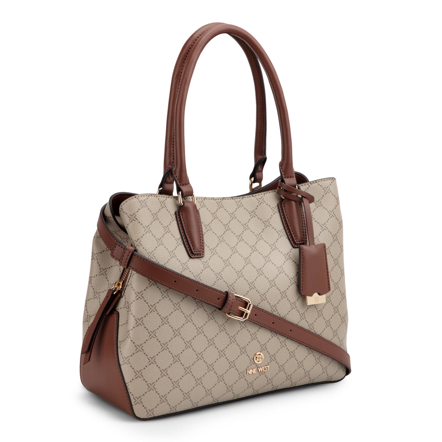 Cartera Carryall Lakelyn Crema/Chocolate