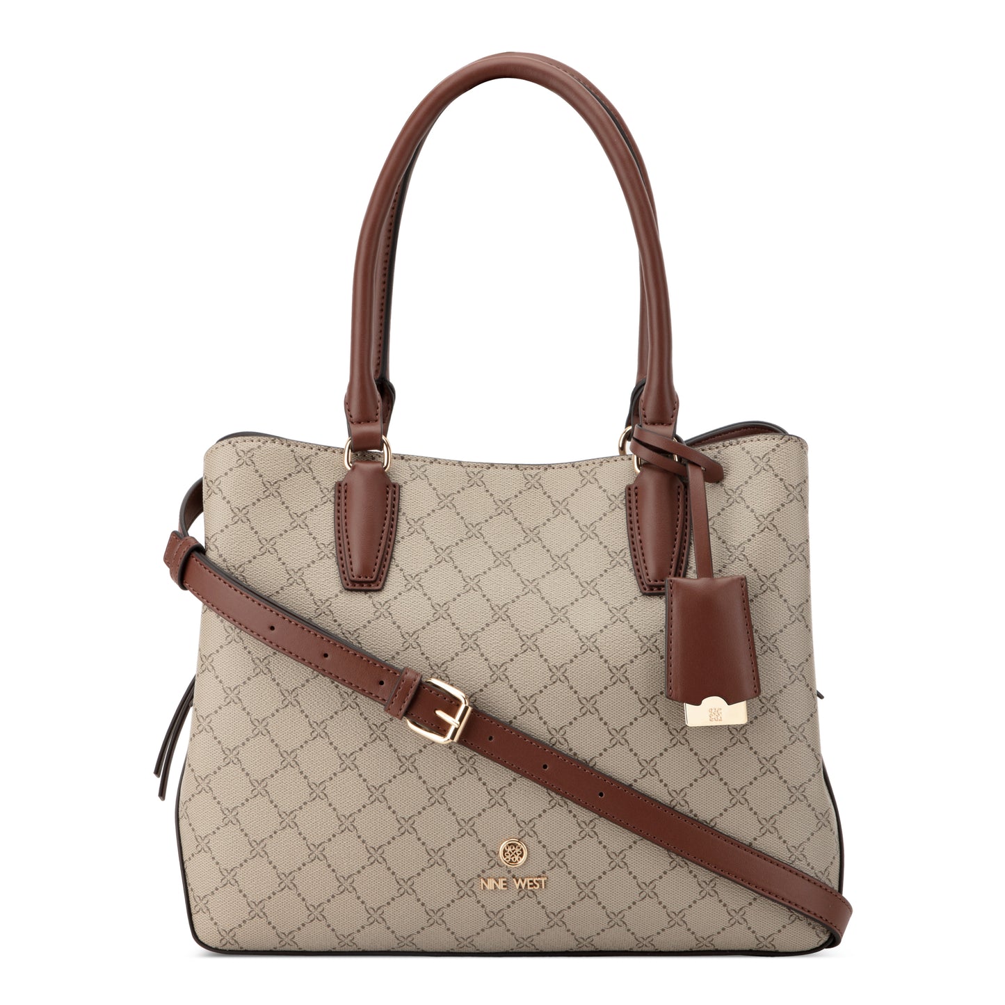 Cartera Carryall Lakelyn Crema/Chocolate