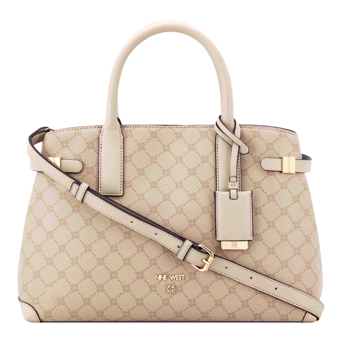 Cartera  Satchel Aira Crema