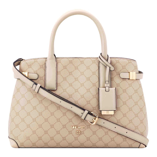 Cartera  Satchel Aira Crema