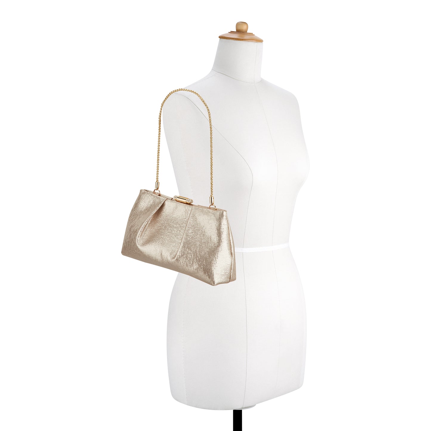 Cartera Clutch Cramer Dorado