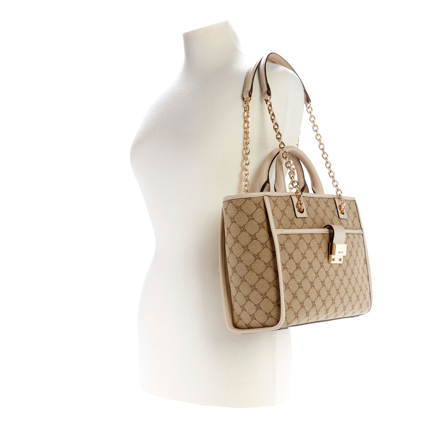 Tote Allington Mocha Logo/Beige