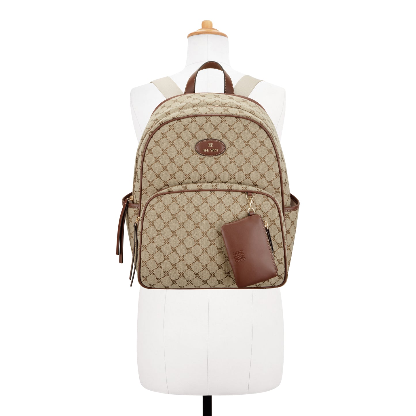 Mochila Backpack Maelys Crema/Chocolate