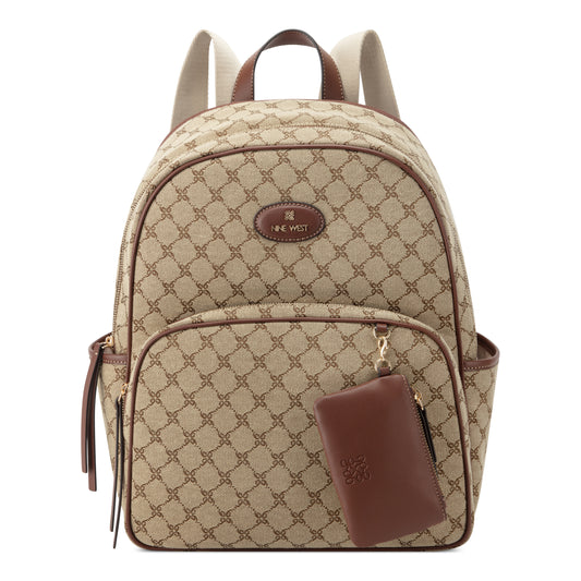Mochila Backpack Maelys Crema/Chocolate